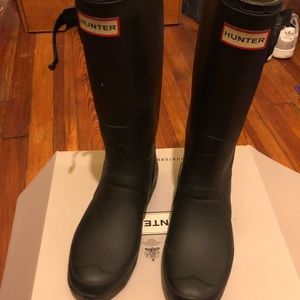 Women’s Original Tall Wide Leg Rain Boot: Black